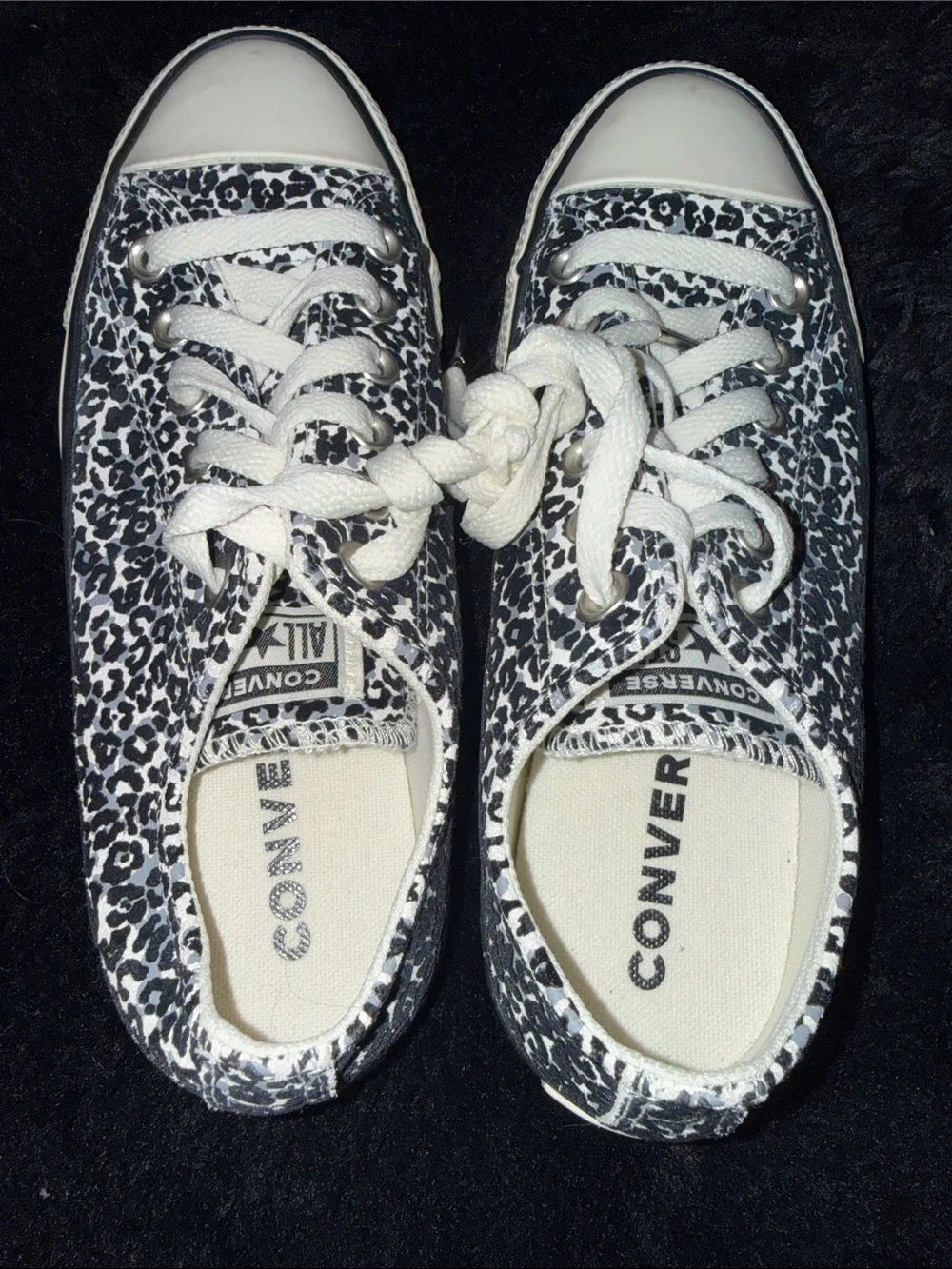 Converse Chuck Taylor All Star Low Top Leopard Sneakers Size W 7.5 / M 5.5 - Picture 8 of 14